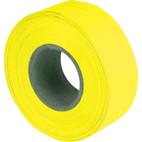 Rubans pour signalisation, 1,2" la x 150' lo, Jaune fluorescent Distribution Industrielle GC