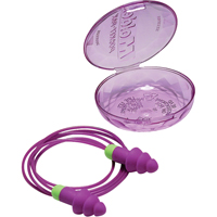 Rockets&reg; Reusable Earplugs, Corded, Bulk - Plastic Case, 27 dB NRR, One-Size Distribution Industrielle GC