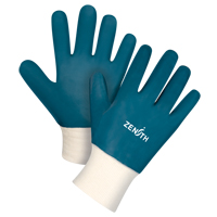 Heavyweight Knit Wrist Gloves, 8/Medium, Nitrile Coating, Cotton Shell Distribution Industrielle GC