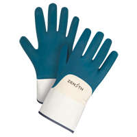 Gants &agrave; poignet de s&eacute;curit&eacute; de poids lourd, 10/T-Grand, R&ecirc;vetement Nitrile, Enveloppe en Coton Distribution Industrielle GC