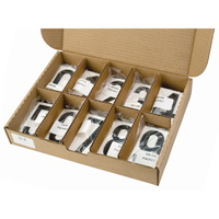 Num&eacute;ros autocollants, 0 &agrave; 9, 3-1/2" h, Noir sur blanc Distribution Industrielle GC