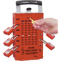 Boîtes de verrouillage Latch Tight, Rouge Distribution Industrielle GC