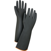 Gants de poids lourd pour la manipulation de produits chimiques, Taille Grand/9, 18" lo, Latex de caoutchouc, 30 mils Distribution Industrielle GC