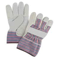 Gants d'ajusteur &agrave; paume renforc&eacute;e de premi&egrave;re qualit&eacute;, Grand, Paume en Cuir de vache refendu, Doublure en Coton Distribution Industrielle GC