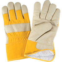Gants d'ajusteur doubl&eacute;s pour l'hiver, Grand, Paume en Cuir fleur de porc, Doublure en Boa Distribution Industrielle GC