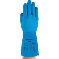 Gants AlphaTec 87-029, Taille Petit/7, 12" lo, Latex de caoutchouc, Doublure en Nylon, 50 mils Distribution Industrielle GC