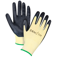 Gants r&eacute;sistants &agrave; la coupe avec prise sup&eacute;rieure, Taille Petit/7, Calibre 13, Rev&ecirc;tement Mousse de nitrile, Enveloppe en Aramide, ANSI/ISEA 105 niveau 3/EN 388 niveau 5 Distribution Industrielle GC