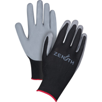 Gants enduits confortables de premi&egrave;re qualit&eacute;, 9/Grand, R&ecirc;vetement Nitrile, Calibre 13, Enveloppe en Polyester Distribution Industrielle GC