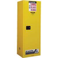 Armoire de s&eacute;curit&eacute; pour produits inflammables EX Slimline Sure-Grip , 22 gal., 1 Porte(s), 23,25" La x 65" h x 18" p Distribution Industrielle GC