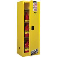 Armoire de s&eacute;curit&eacute; pour produits inflammables EX Slimline Sure-Grip , 22 gal., 1 Porte(s), 23,25" La x 65" h x 18" p Distribution Industrielle GC