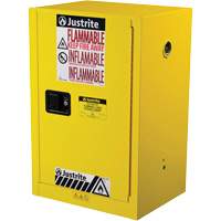 Armoire de s&eacute;curit&eacute; compacte pour produits inflammables EX Sure-Grip, 12 gal., 1 Porte(s), 23,25" La x 35" h x 18" p Distribution Industrielle GC