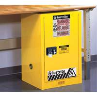 Armoire de s&eacute;curit&eacute; compacte pour produits inflammables EX Sure-Grip, 12 gal., 1 Porte(s), 23,25" La x 35" h x 18" p Distribution Industrielle GC