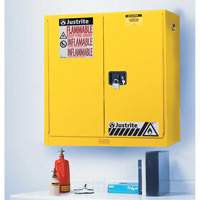 Armoires de s&eacute;curit&eacute; murales Sure-Grip EX, 20 gal., 2 Porte(s), 43" La x 44" h x 12" p Distribution Industrielle GC