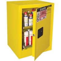 Armoire de s&eacute;curit&eacute; d'&eacute;tabli pour produits inflammables EX Sure-Grip, 24 gal., 1 Porte(s), 21" La x 27" h x 18" p Distribution Industrielle GC