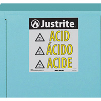 ChemCor&reg; Lined Acid/Corrosive Storage Cabinets, 22 gal., 35" x 35" x 22" Distribution Industrielle GC