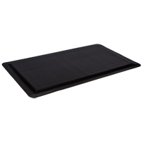 Ergo-Ease Mats, Ribbed, 2' x 10' x 7/8", Black, Rubber/Sponge Distribution Industrielle GC