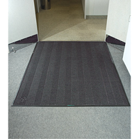 Tapis Waterhog Eco Elite, Essuie-pieds/grattoir, 6' x 6' x 3/8", Cendre grise Distribution Industrielle GC