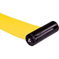 Free-Standing Crowd Control Barrier Receiver Post, 35" High, Yellow Distribution Industrielle GC