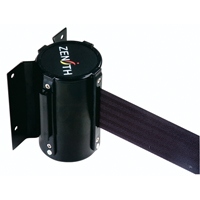 Barri&egrave;re &agrave; fixation murale, Acier, Fixation par vis, 7', Ruban Noir Distribution Industrielle GC