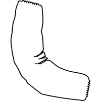 Manchettes, Longueur de 18", Tyvek 400, Blanc Distribution Industrielle GC