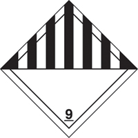 &eacute;tiquettes d'exp&eacute;dition TMD, Classe 9, Mati&egrave;res dangereuses diverses, Papier Distribution Industrielle GC