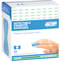 Bandages, Bout de doigt, 3", Tissu d&eacute;tectable, St&eacute;rile Distribution Industrielle GC