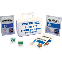 Trousses d'urgence pour brûlures Water Jel, Boîte en plastique de 10 unit&eacute;s, Classe 2 Distribution Industrielle GC