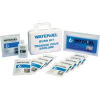 Trousses d'urgence pour brûlures Water Jel, Boîte en plastique de 36 unit&eacute;s, Classe 2 Distribution Industrielle GC