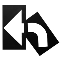 Pochoirs pour parc de stationnement, Anglais, 8" x 27" Distribution Industrielle GC