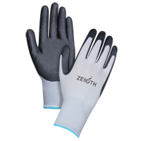 Gants l&eacute;gers enduits et respirants, 10/T-Grand, R&ecirc;vetement Mousse de nitrile, Calibre 13, Enveloppe en Polyester Distribution Industrielle GC