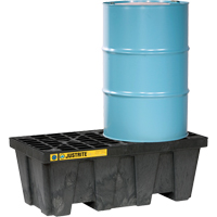 Palettes pour contr&ocirc;le des d&eacute;versements EcoPolyBlend sans drain, Capacit&eacute; de d&eacute;versement 66 gal. US, 49" x 25" x 18" Distribution Industrielle GC