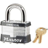 Cadenas lamin&eacute;, Argent, Cl&eacute;s identiques, Acier lamin&eacute;, Largeur de 2" Distribution Industrielle GC