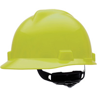 Casques de protection V-Gard &agrave; suspension Fas-Trac, R&eacute;pond aux normes CSA type 1, Suspension Rochet, Non ventil&eacute; Distribution Industrielle GC