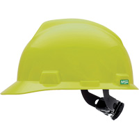 Casques de protection V-Gard &agrave; suspension Fas-Trac, R&eacute;pond aux normes CSA type 1, Suspension Rochet, Non ventil&eacute; Distribution Industrielle GC