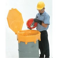 Entonnoir avec couvercle pour baril Global Ultra-Drum Funnel, 5 gal. Distribution Industrielle GC