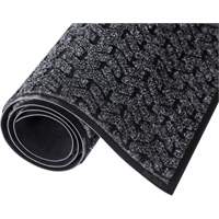Tapis de couloir Tire-Track, Essuie-pieds/grattoir, 4' x 6' x 3/8", Charbon Distribution Industrielle GC