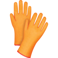Gants doubl&eacute;s pour l'hiver r&eacute;sistants aux produits chimiques, Taille Grand/9, 12" lo, PVC, Doublure en Molleton de mousse, Gant de calibre hiver Distribution Industrielle GC