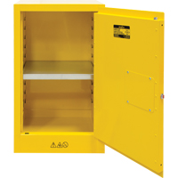 Armoire pour produits inflammables, 12 gal., 1 Porte(s), 23" La x 35" h x 18" p Distribution Industrielle GC