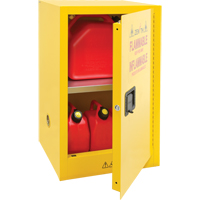 Armoire pour produits inflammables, 12 gal., 1 Porte(s), 23" La x 35" h x 18" p Distribution Industrielle GC