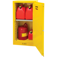 Armoire pour produits inflammables, 16 gal., 1 Porte(s), 23" La x 44" h x 18" p Distribution Industrielle GC