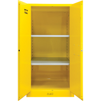 Armoire pour produits inflammables, 60 gal., 2 Porte(s), 34" La x 65" h x 34" p Distribution Industrielle GC