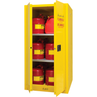 Armoire pour produits inflammables, 60 gal., 2 Porte(s), 34" La x 65" h x 34" p Distribution Industrielle GC