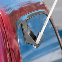 Tiges de s&eacute;curit&eacute; pour travaux l&eacute;gers Safety Whip, Fixation Fen&ecirc;tre, Hauteur 5', Orange Distribution Industrielle GC