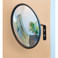Miroir convexe avec support, Int&eacute;rieur/Ext&eacute;rieur, Diam&egrave;tre 12" Distribution Industrielle GC