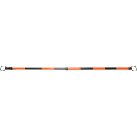 Retractable Cone Bar, 7' 5" Extended Length, Black/Orange Distribution Industrielle GC