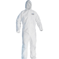 Combinaison Kleenguard A45 contre les liquides, les particules de pr&eacute;paration des surfaces et la peinture, Petit, Blanc, Micropore Distribution Industrielle GC