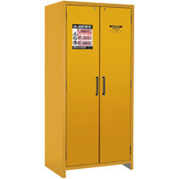 Armoire d'entreposage 90 minutes s&eacute;curitaire et conforme &agrave; la norme EN, 30 gal., 2 Porte(s), 35,16" La x 76,89" h x 24,21" p Distribution Industrielle GC