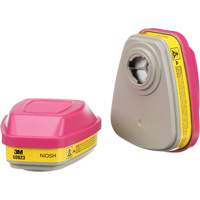 Cartouches pour respirateur s&eacute;rie 6000, Cartouche gaz/vapeur, Vapeurs organiques/Gaz acides/P100 Distribution Industrielle GC