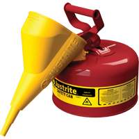 Safety Cans, Type I, Steel, 1 US gal., Red, FM Approved/UL/ULC Listed Distribution Industrielle GC