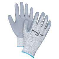Gants &eacute;lastiques sans coutures r&eacute;sistants &agrave; la coupe, Taille T-Grand/10, Calibre 13, Rev&ecirc;tement Nitrile, Enveloppe en PEHP, ANSI/ISEA 105 niveau 2/EN 388 niveau 3 Distribution Industrielle GC